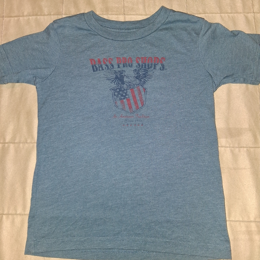 Bass Pro Shops Kids Graphic Blue Tee